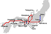 Самостоятельный тур по 15 городам Японии через аэропорт Нарита в Токио