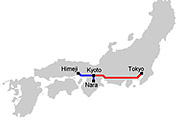 Самостоятельный тур по 4 городам Японии через аэропорт Нарита в Токио 