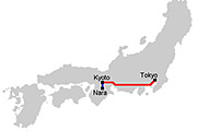 Самостоятельный тур по 3 городам Японии через аэропорт Кансай в Осака