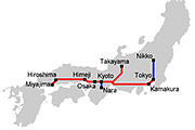 Самостоятельный тур по 10 городам Японии через аэропорт Кансай в Осака